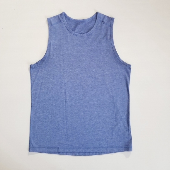 LULULEMON Training Sleeveless Tank Top Heathered Harbor Blue - Picture 7 of 9